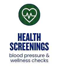HEALTH SCREENINGS blood pressure & wellness checks